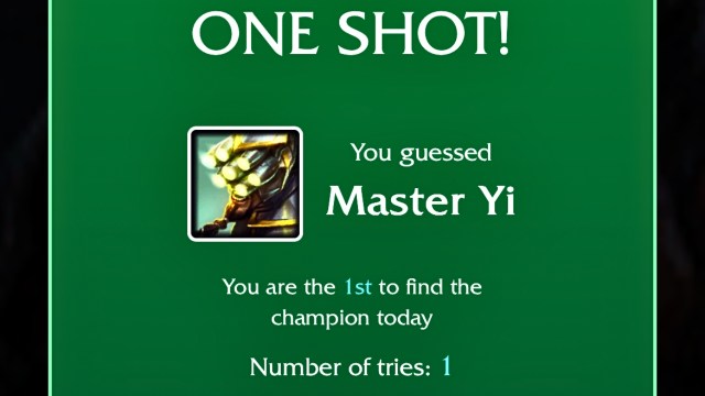 master Yi LoLdle quote