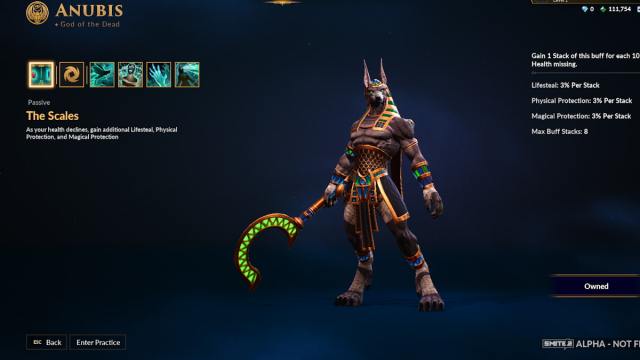 Anubis in SMITE 2