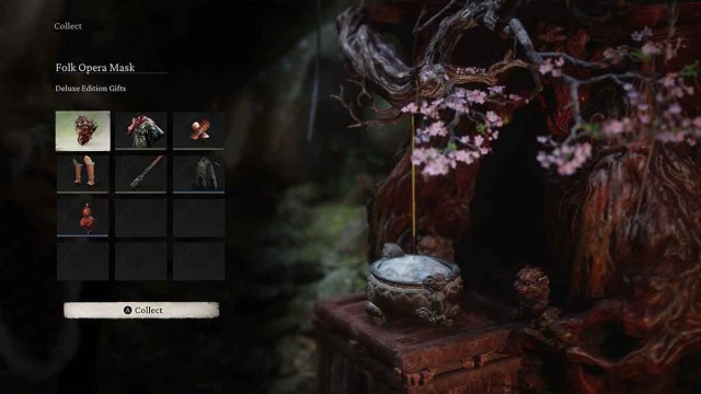 Trailblazer's Gift DLC items in the interface menu in Black Myth Wukong