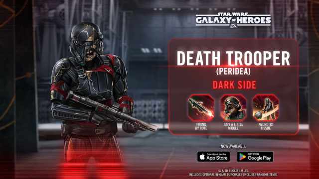 Death Trooper Peridea in Star Wars Galaxy of Heroes