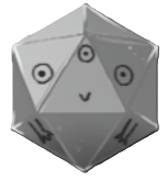 A grey polygon with three eyes, a small smile, and little arms. This is the Little Bug upgrade from Crypt Custodian