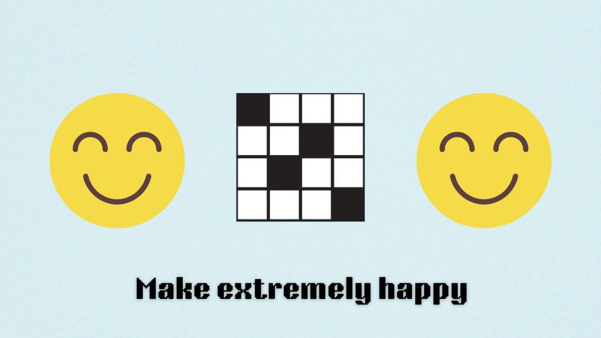 art for make extremely happy nyt mini crossword clue