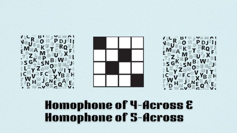 art for homophone 4 across and homophone 5 across clues in aug 23 nyt mini crossword