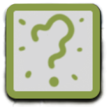 A square icon with a green border and wavy question mark in the middle. This is the Mystery Attack Special Attack from Crypt Custodian