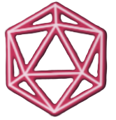 A pink prism-like polygon in Crypt Custodian. The cutouts are triangle-shaped.