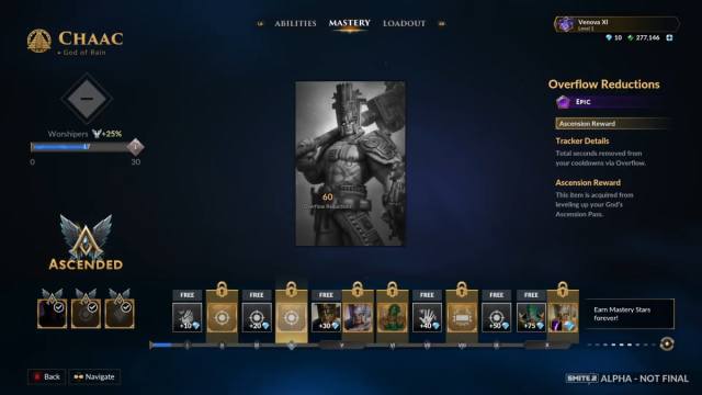 An image of Chaac's Ascension Pass in Smite 2 showing a tracker.