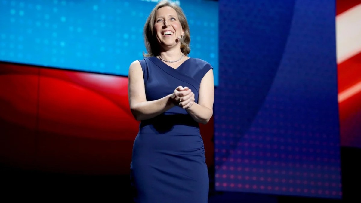 Image showing Susan Wojcicki standing and smiling.