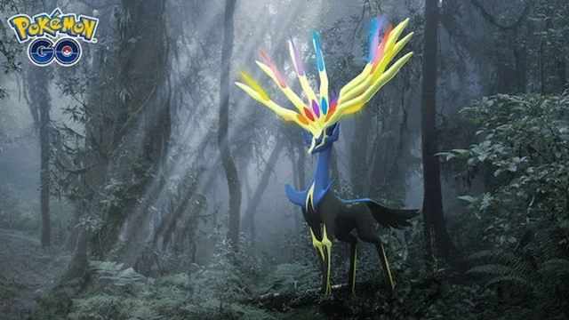 Xerneas in Pokémon Go Raid