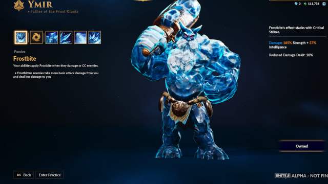 Ymir in SMITE 2