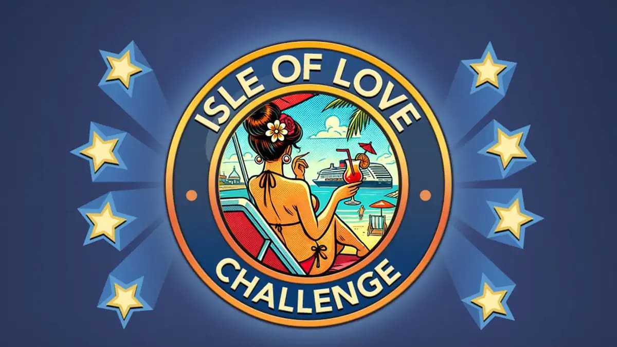 A picture showing the logo of Bitlife Love Isle Challenge.