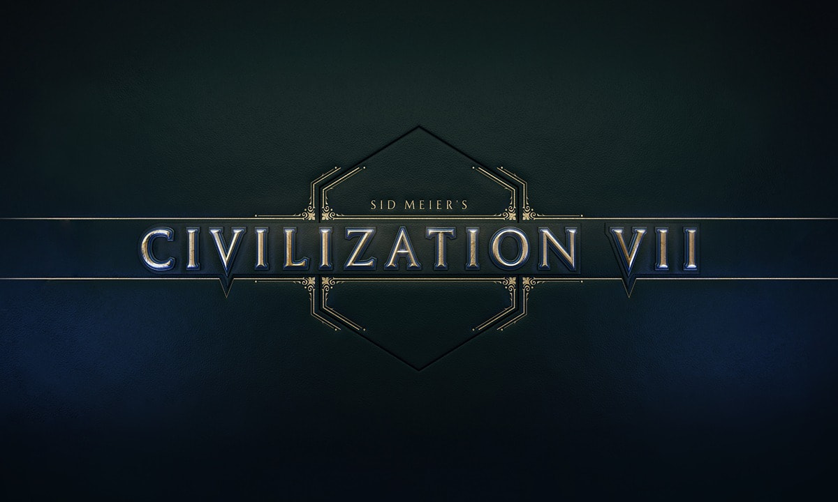 Civilization 7 logo on black background