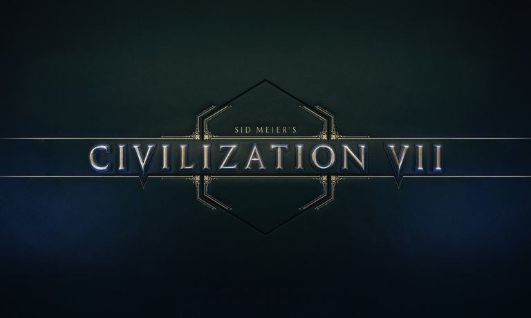 Civilization 7 logo on black background