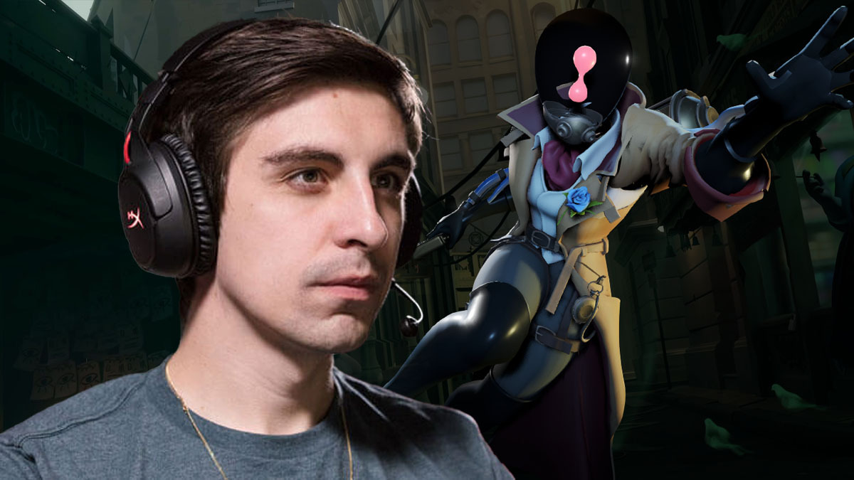 Shroud's picture with a Deadlock screenshot in the background