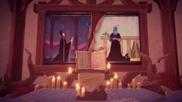 Hades and Maleficent in Disney Dreamlight Valley.