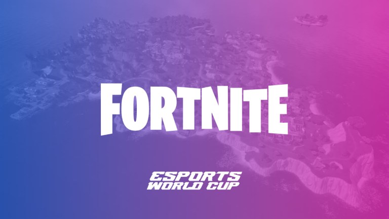 The Fortnite and Esports World Cup logos.