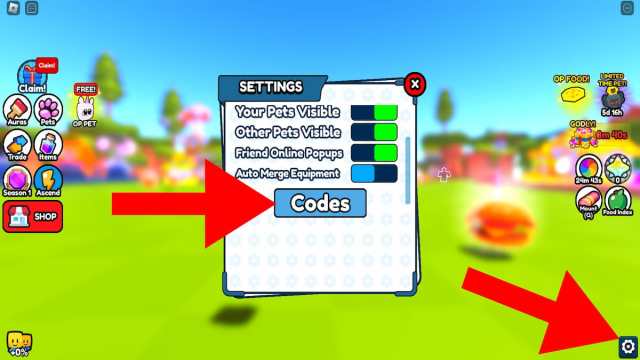 How to redeem Roblox Fat Race codes