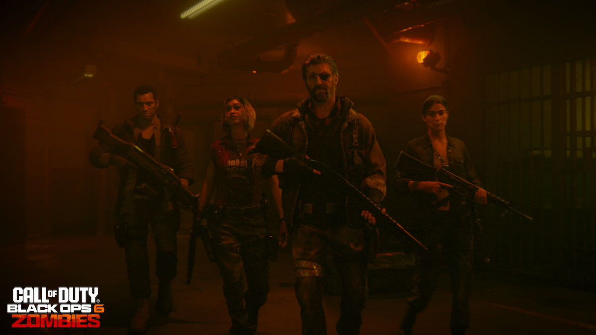 The playable character squad in Black Ops 6 Zombies.