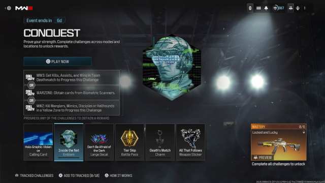 MW3 Conquest event rewards and challenges