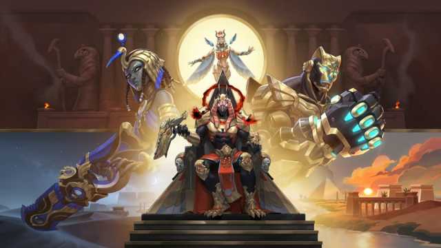 OW2 season 12 artwork featuring Echo, Illari, Doomfist, and Mythic Reaper