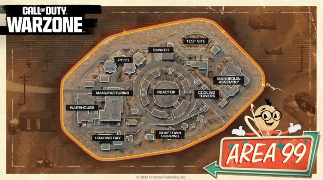 Warzone Area 99 tac map