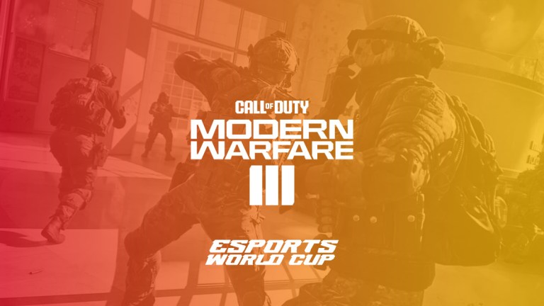 The CoD: MW3 and Esports World Cup logos.