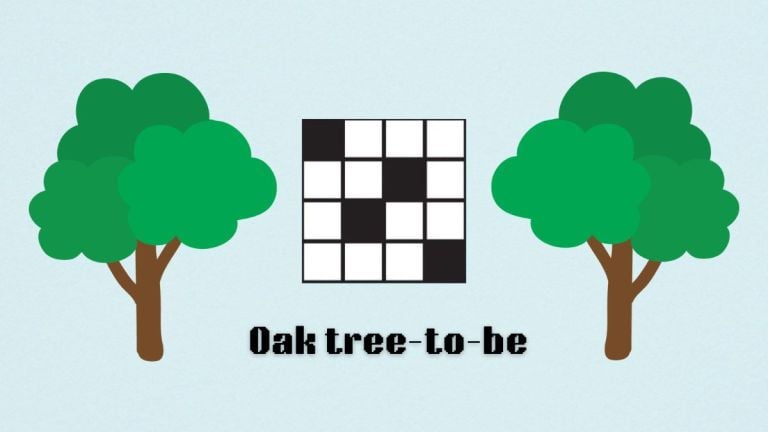 art for nyt times mini crossword oak tree to be clue for aug 9