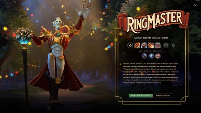 Ringmaster in DOTA 2