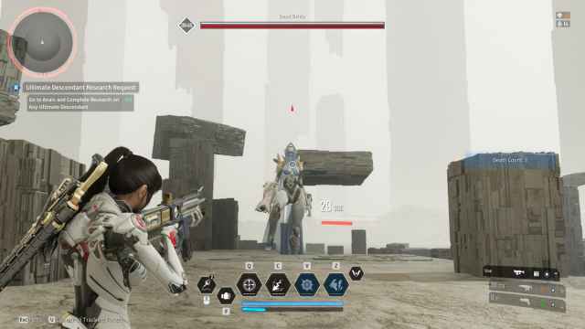 Gameplay of Hard Dead Bride Void Intercept Battle in The First Descendant