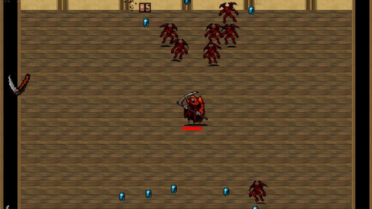 Red Death in Room 1665 in Vampire Survivors.