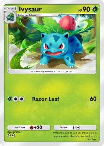 Artwork for Ivysaur in Genetic Apex