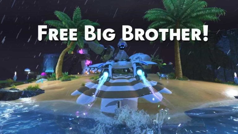 free big brother level start in astro bot