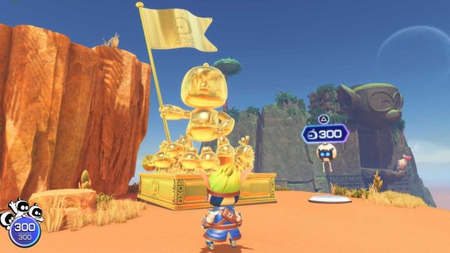 golden statue requirements in astro bot