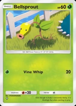 Artwork for Bellsprout in Genetic Apex