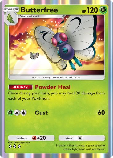 Artwork for Butterfree in Genetic Apex