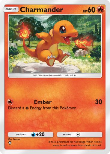 Artwork for Charmander in Genetic Apex