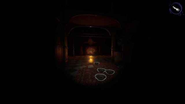 Stockpiling leftover food plates in front of the fireplace in Asylum