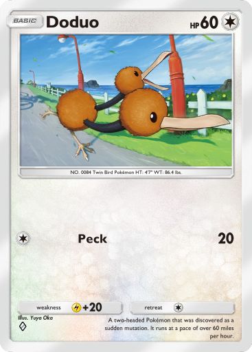 Artwork for Doduo in Genetic Apex