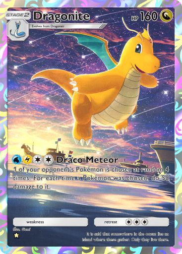 Dragonite full art in Genetic Apex