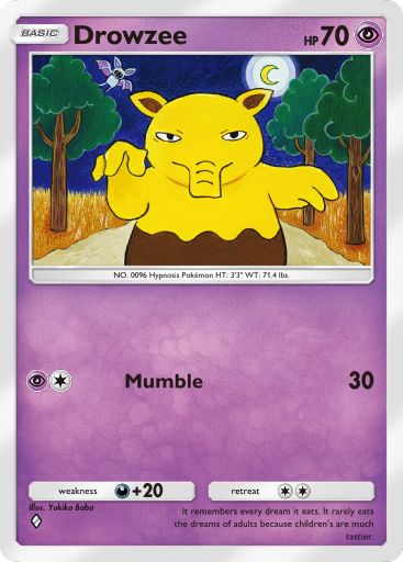 Artwork for Drowzee in Genetic Apex