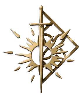 Drunken Sword, A line from Enotria, represented by a golden symbol with a sword and a sun pattern