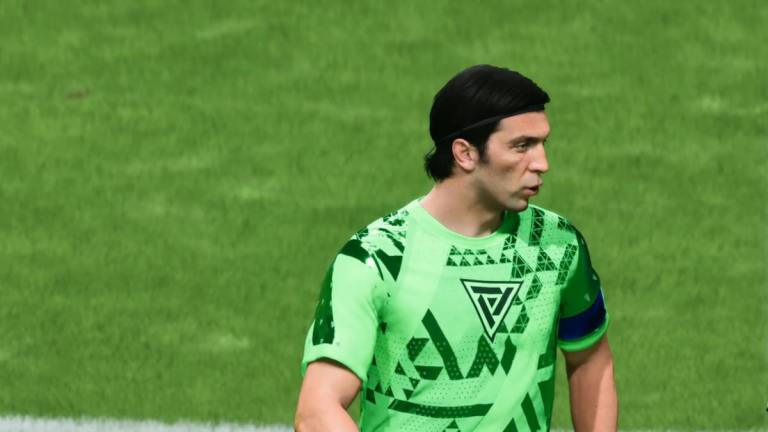 Gianluigi Buffon leaving the field in EA FC 25.