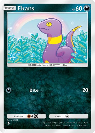 Artwork for Ekans in Genetic Apex