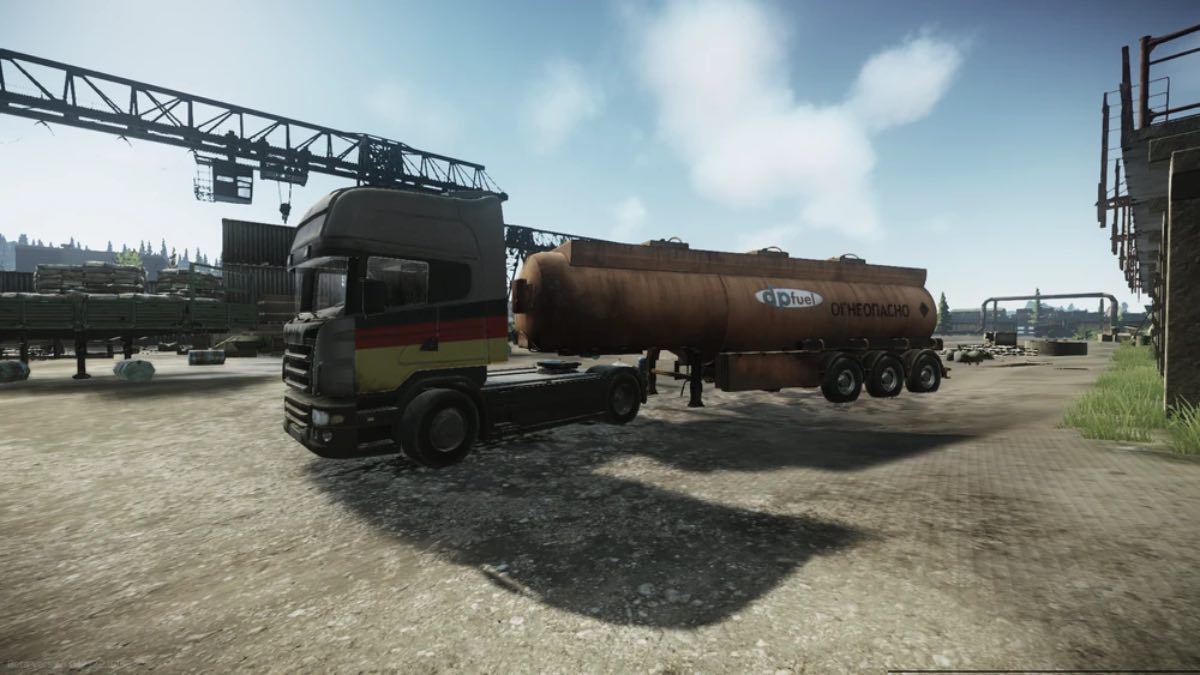 One of the trucks from the Energy Crisis quest