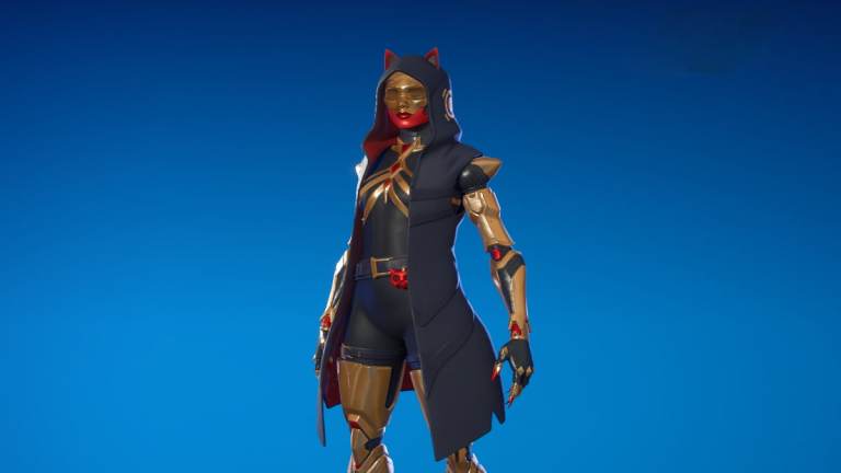 A preview of the Felina skin in Fortnite