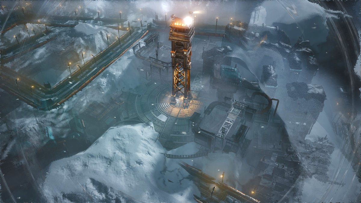 A Frostpunk 2 Watchtower