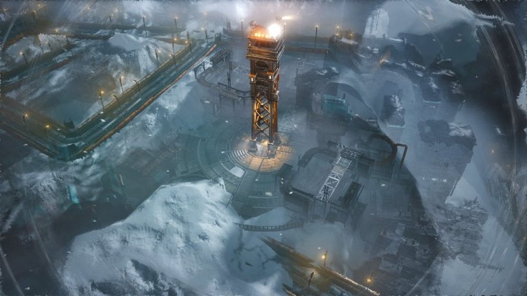 A Frostpunk 2 Watchtower