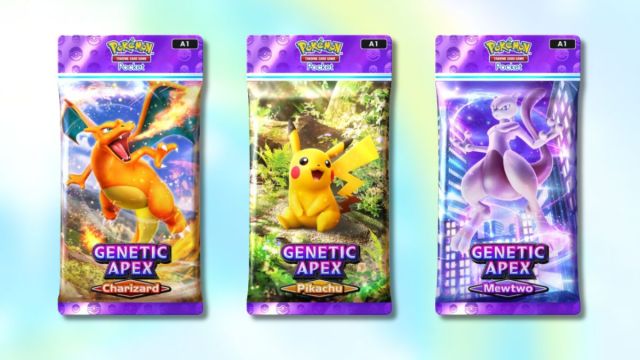 Genetic Apex Pokémon TCG Pocket packs.