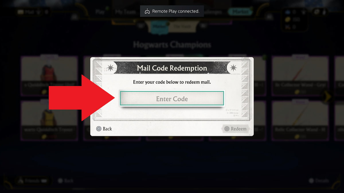 Harry Potter Quidditch Champions Redeem codes