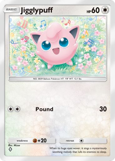 Jigglypuff artwork in Genetic Apex