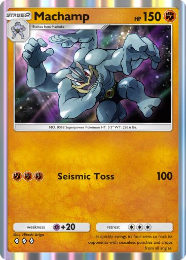 Artwork for Machamp in Genetic Apex